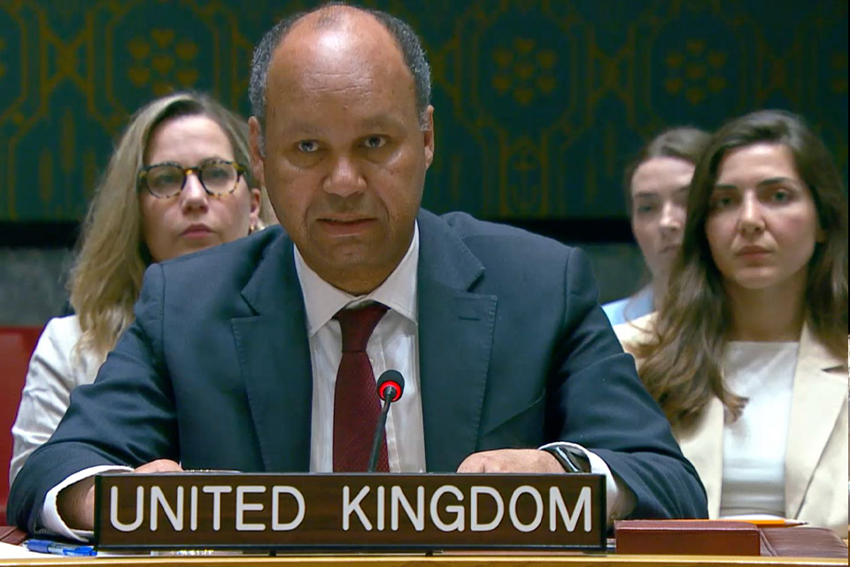 Chamamos todas as partes em conflito para proteger civis: Declaração do Reino Unido no Conselho de Segurança da ONU