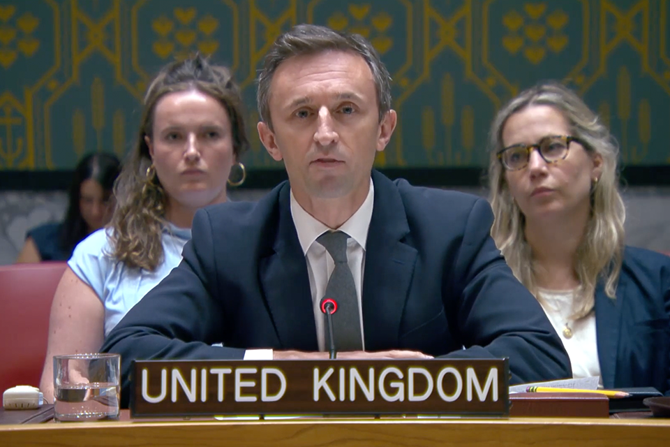 O Reino Unido mantém o compromisso de apoiar um caminho dirigido pelo Haiti para a paz sustentável: declaração do Reino Unido no Conselho de