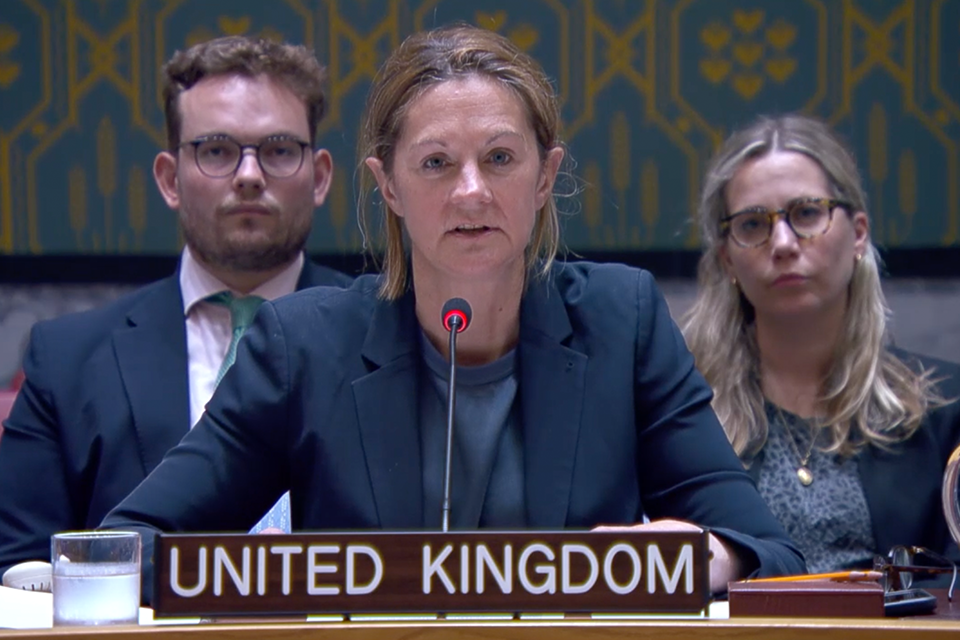 O Reino Unido condena nos termos mais fortes hoje os ataques houthis contra a Arábia Saudita: declaração do Reino Unido no Conselho de Segurança da