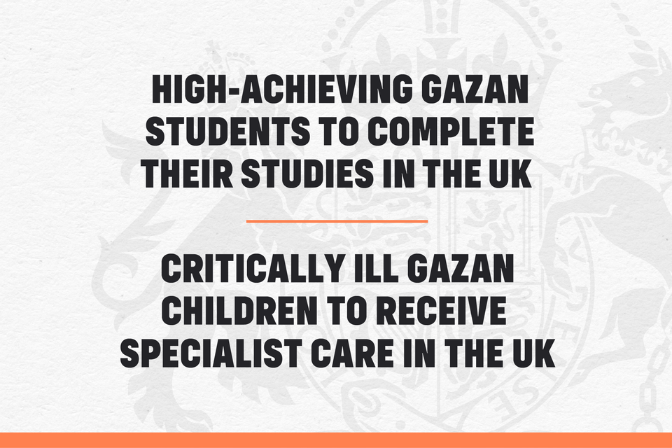 Secretário de Estrangeiros anuncia apoio para Gaza com novas evacuações médicas de crianças e assistência aos palestinianos indo para as melhores