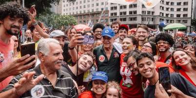 Chico Buarque participa de ato pró-Lula no Rio de Janeiro Foto: Reprodução/Instagram