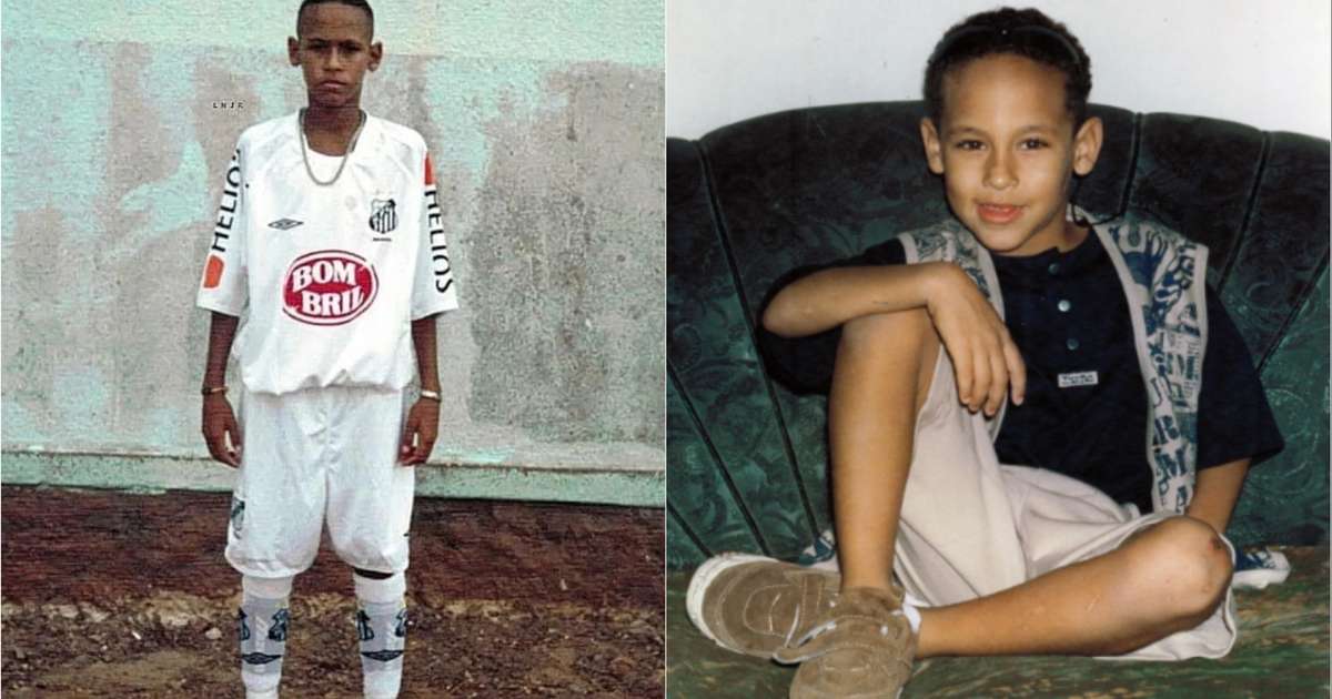 Veja fotos de craques do futebol brasileiro e mundial crianças