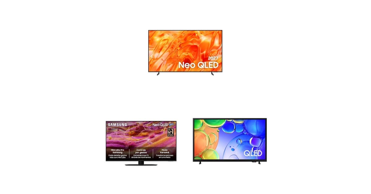 Hora de renovar a sala: seleção de TVs Neo QLED em promoção na Amazon
