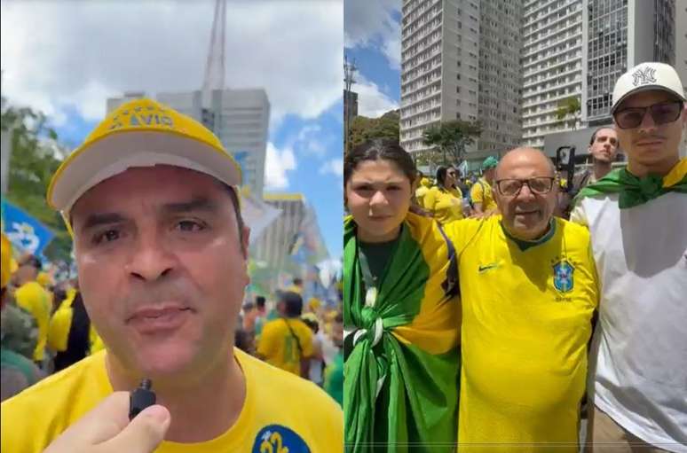 Eleitores de Flávio Bolsonaro viajam mais de mil km para participar de ato em SP: ‘Minha bandeira é a família’
