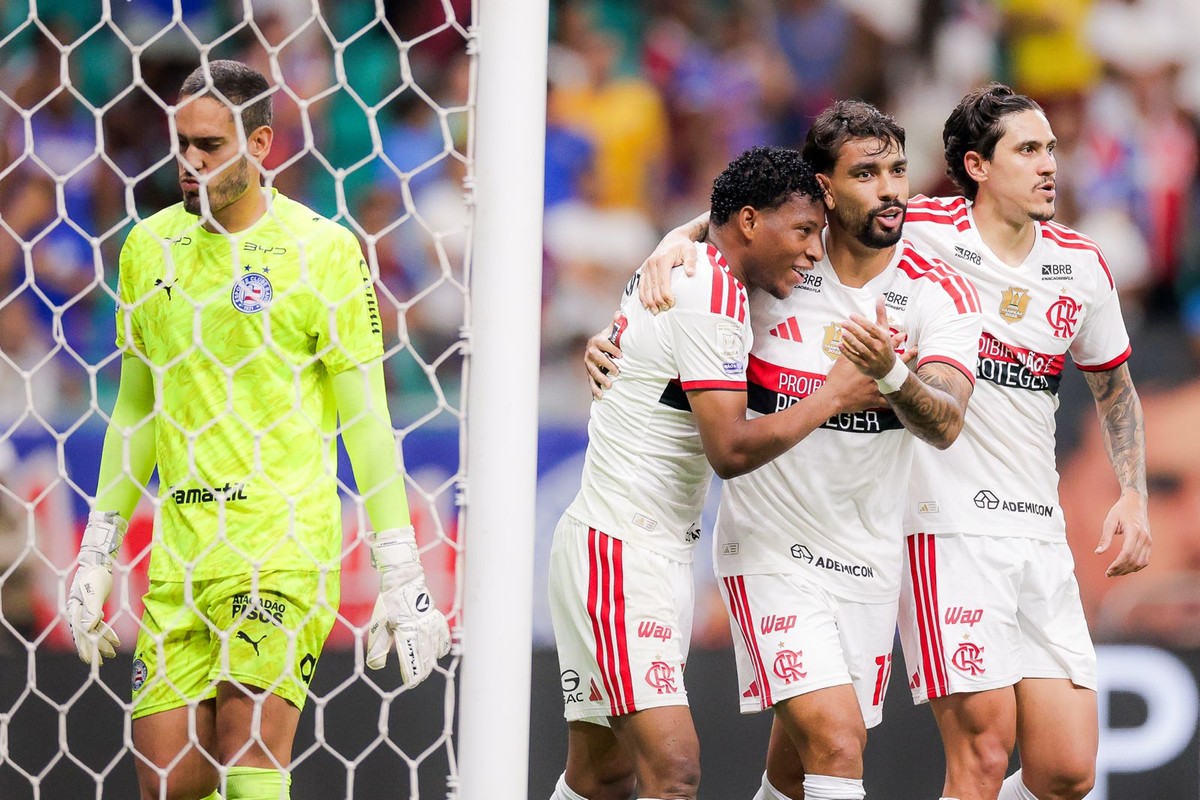 A sete rodadas do fim do Brasileiro, Flamengo e Palmeiras se isolam em distância inédita para o terceiro colocado