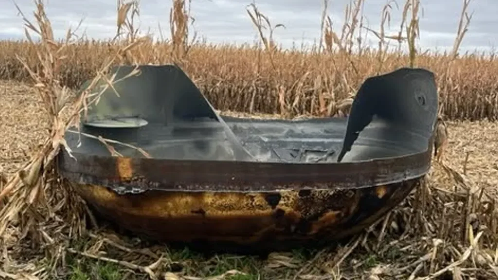 Objeto metálico gigante é encontrado em milharal nos EUA; saiba possível origem