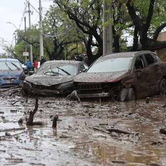 Las imágenes del aluvión en Santiago de Chile: así quedó la ciudad tras el fuerte temporal