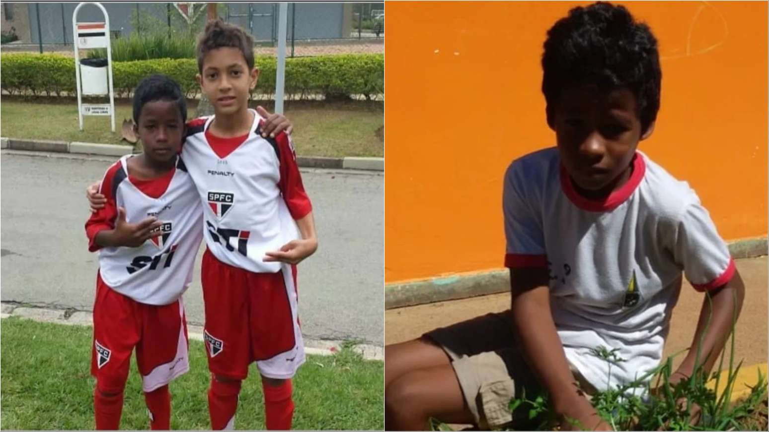 Fotos de Endrick quando era crian&ccedil;a