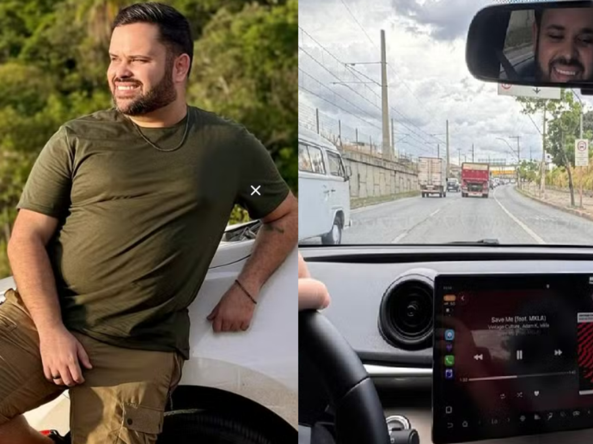 Ex-BBB e motorista de aplicativo, Michel desabafa na web após passageiro fazer chacota de sua condição