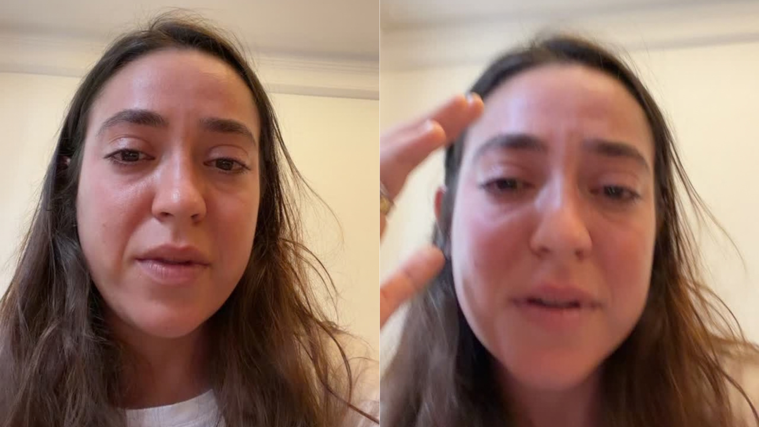 Valentina Bandeira chora ao falar das eleições