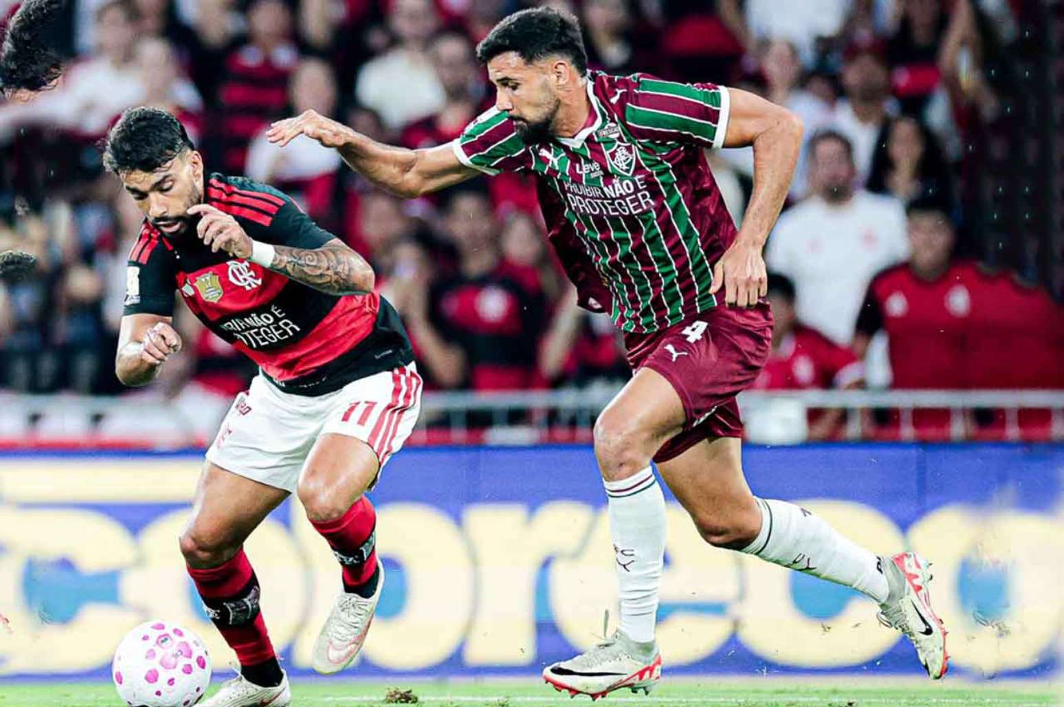 Flamengo e Fluminense protagonizaram um cl&aacute;ssico quente no Maracan&atilde; &ndash;