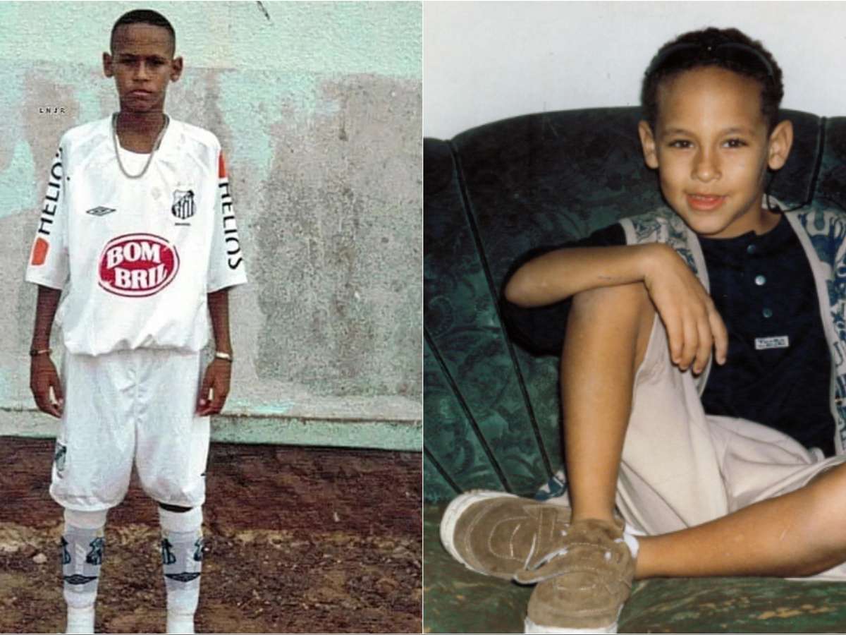 Veja fotos de craques do futebol brasileiro e mundial crianças