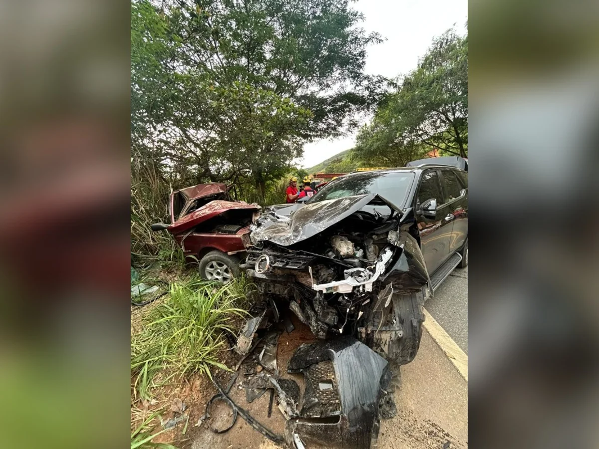 Motorista morre e criança de 2 anos é socorrida após acidente em MG
