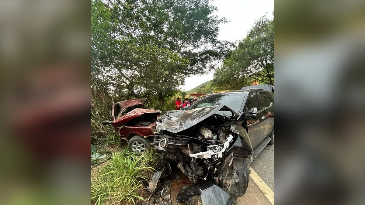 Motorista morre e criança de 2 anos é socorrida após acidente em MG