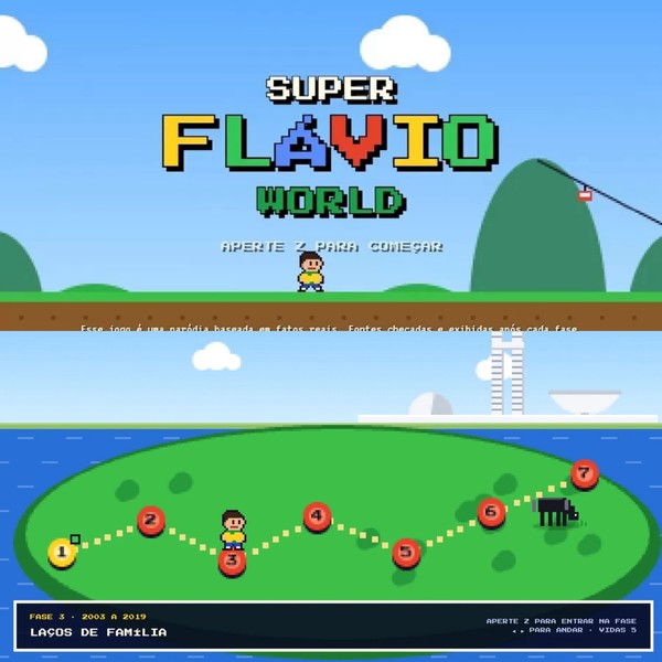 Super Flávio World, Tesouraço e mais: jogos satirizam eleições de 2026