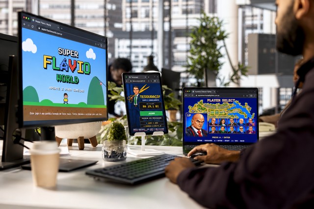 Super Flávio World, Tesouraço e mais: jogos satirizam eleições de 2026