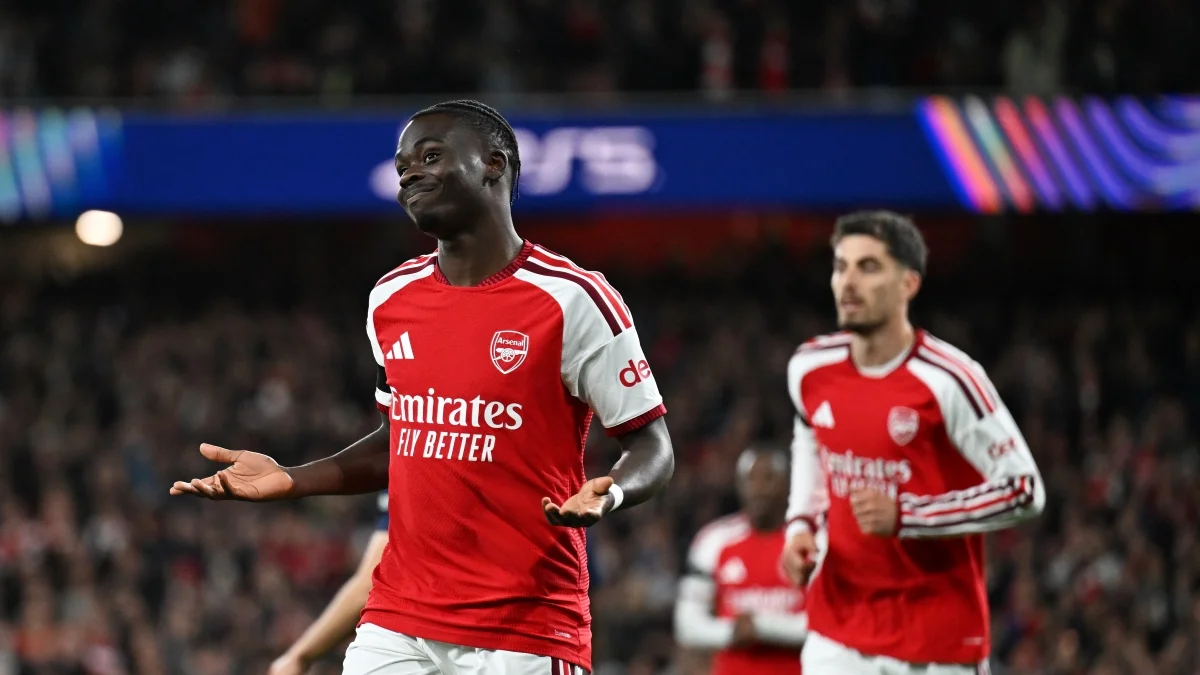 Champions League: com 100% de aproveitamento, Arsenal bate Lille por 3 x 0