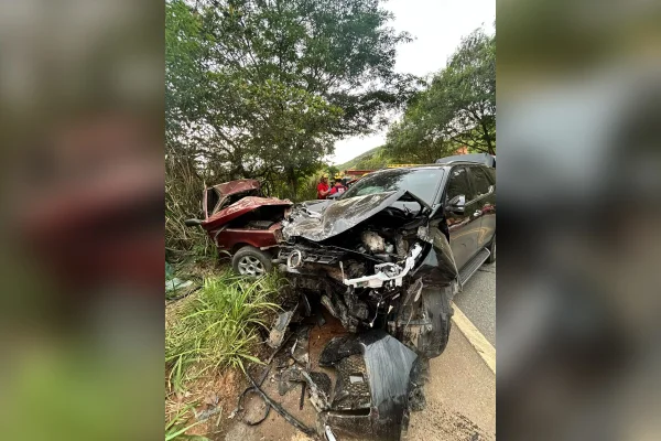 Motorista morre e criança de 2 anos é socorrida após acidente em MG