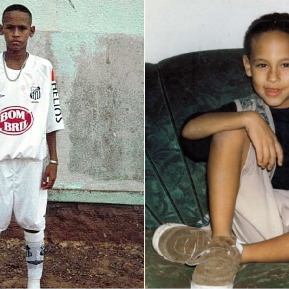 Veja fotos de craques do futebol brasileiro e mundial crianças